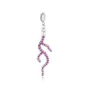 Cubic Zirconia Branch Charm